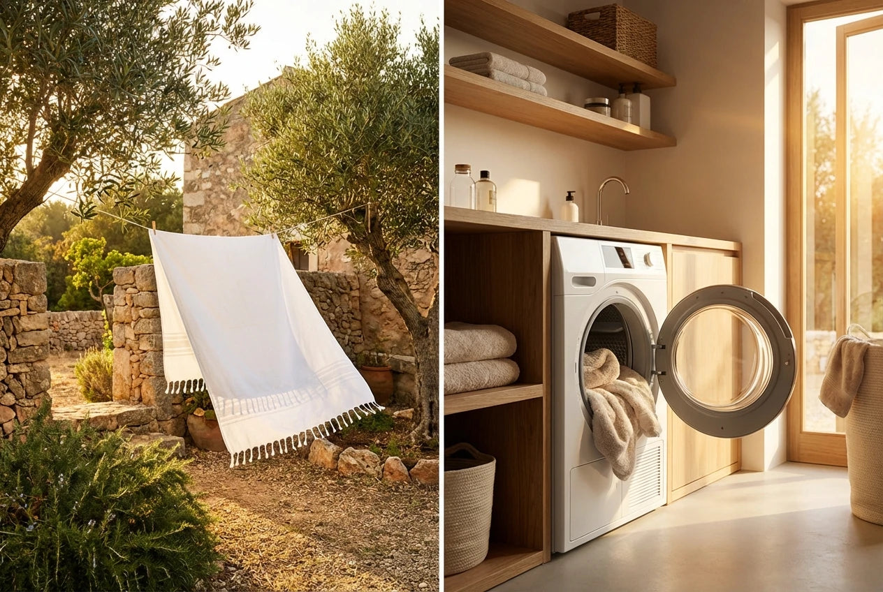 Air Drying vs. Machine Drying Towels: Which Is Better for Longevity?