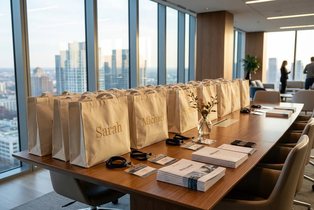 Branded Tote Bags for Corporate Events and Client Gifts