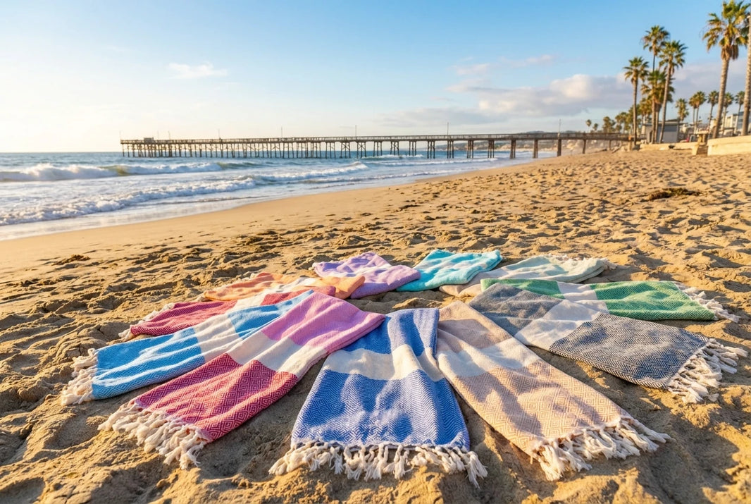 Custom Beach Towels in California: Corporate, Wedding, and Resort