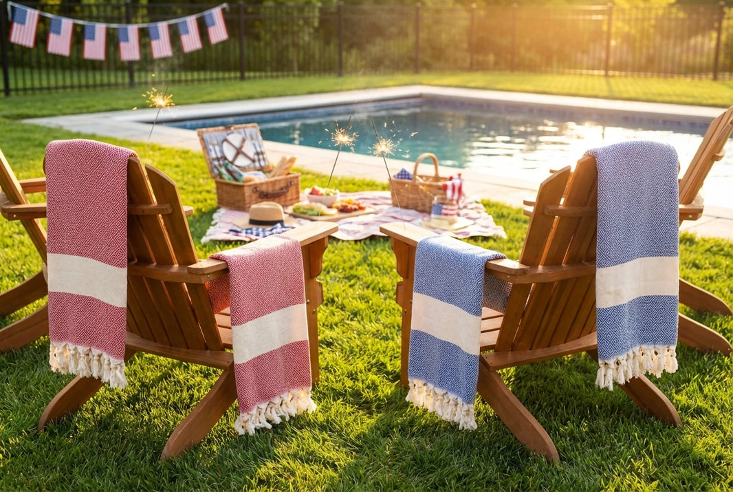 Fourth of July Party Ideas: Custom Towels for Patriotic Celebrations