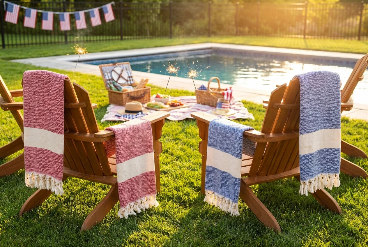 Fourth of July Party Ideas: Custom Towels for Patriotic Celebrations