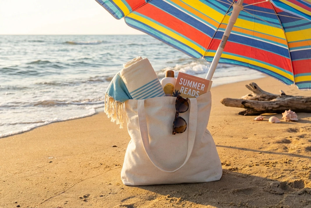 Personalized Beach Tote Bags: The Perfect Pair with a Turkish Towel