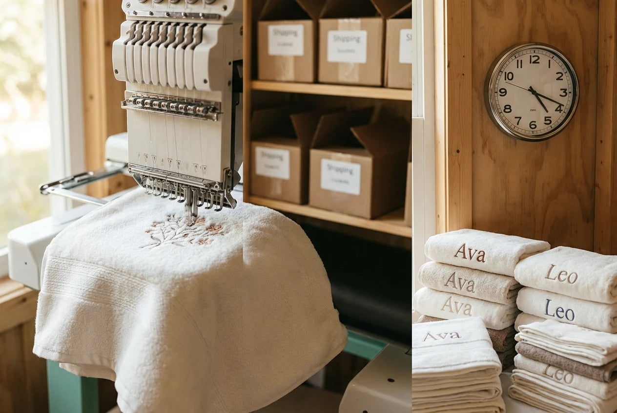 Rush Order Embroidered Towels: What to Know About Fast Turnaround