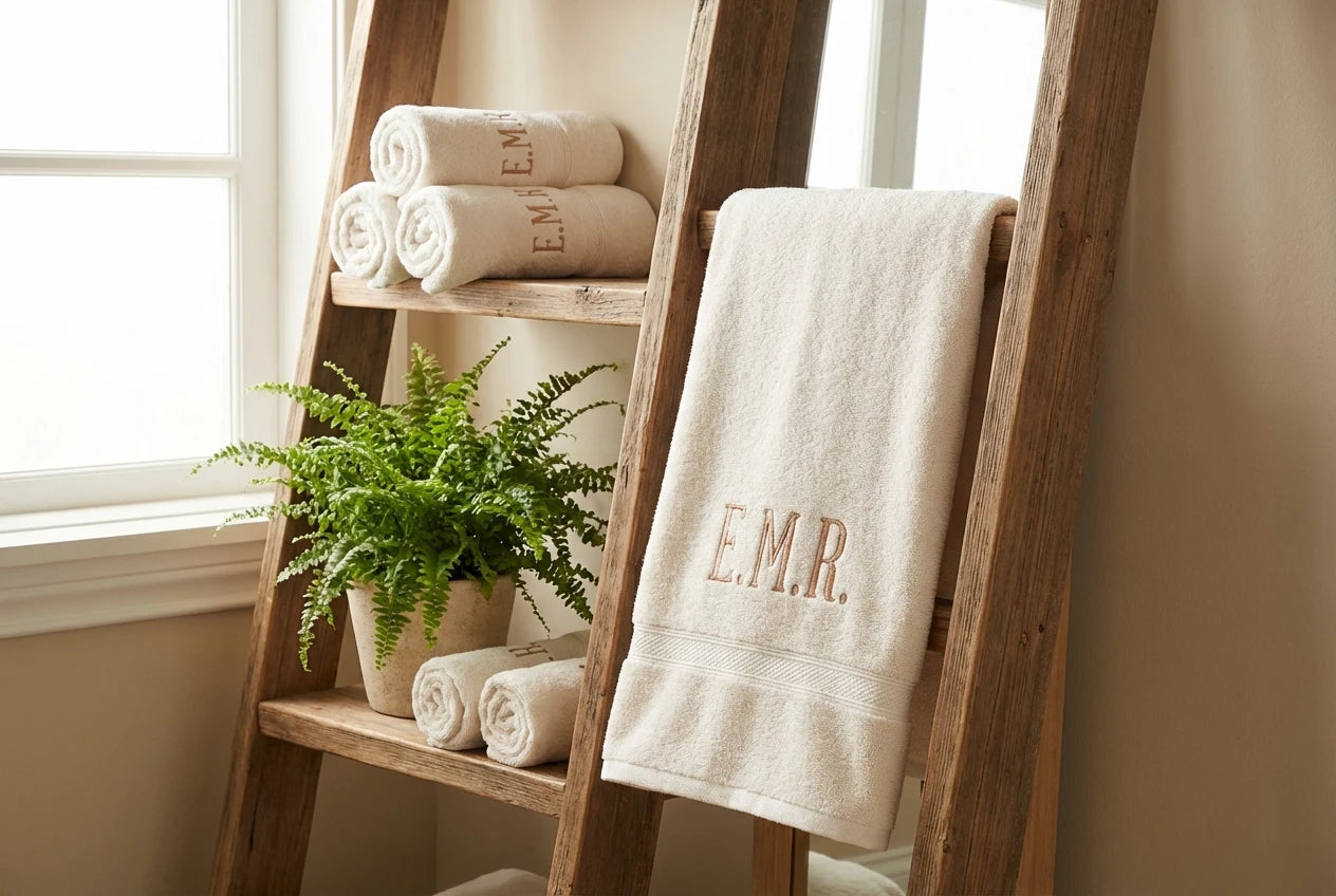 How to Store Embroidered Towels: Folding, Rolling, and Display Tips