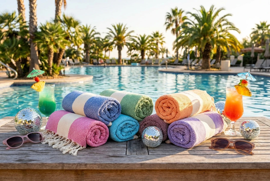 Last Disco, Final Fiesta, Nautical Bach: Custom Towels for Every Theme