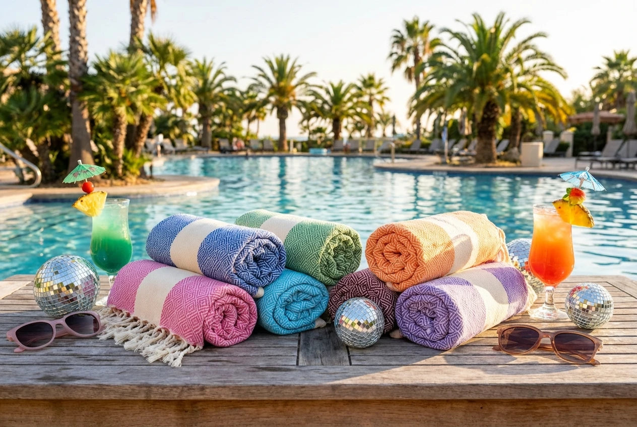 Last Disco, Final Fiesta, Nautical Bach: Custom Towels for Every Theme