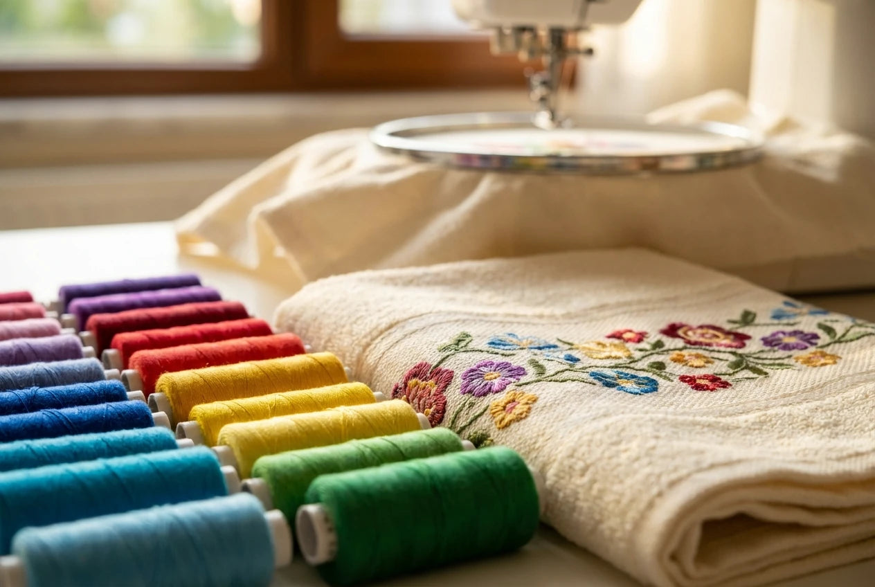 Thread Types for Embroidery: Why Quality Thread Means Lasting Design