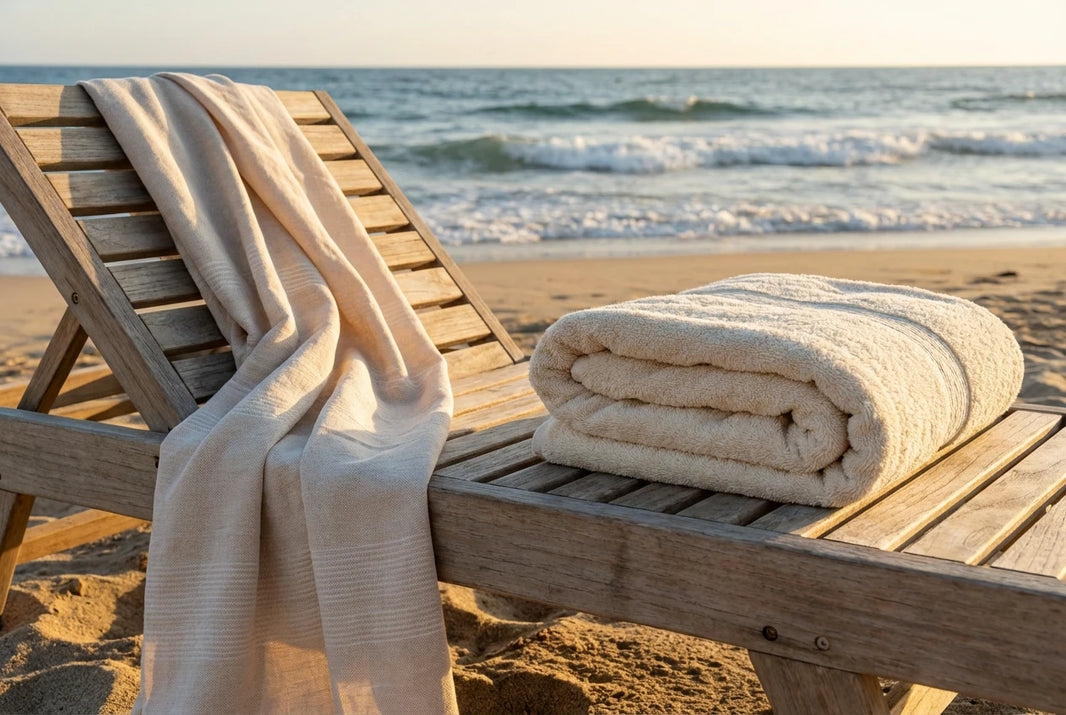Turkish Towels vs. Terry Cloth: Which Is Better for the Beach?