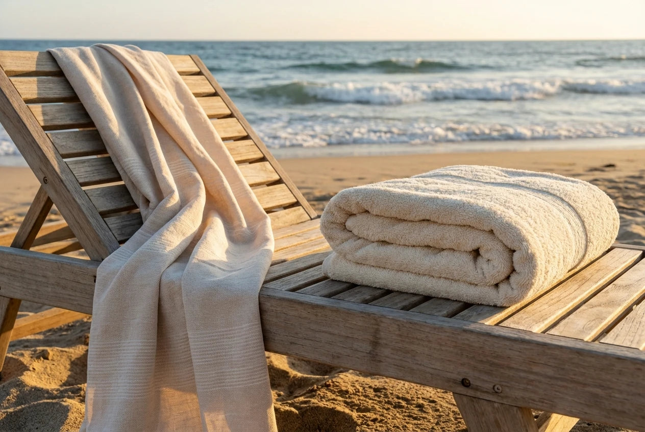 Turkish Towels vs. Terry Cloth: Which Is Better for the Beach?