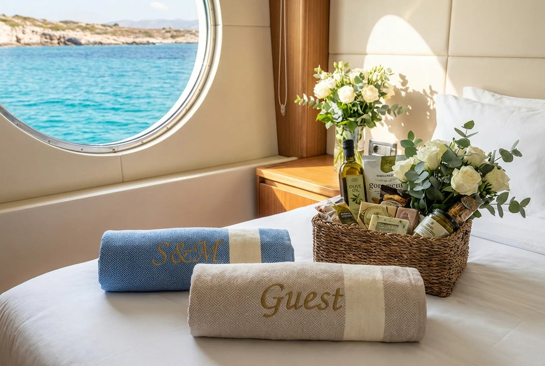 Luxury Yacht Charter Gifts and Guest Amenities