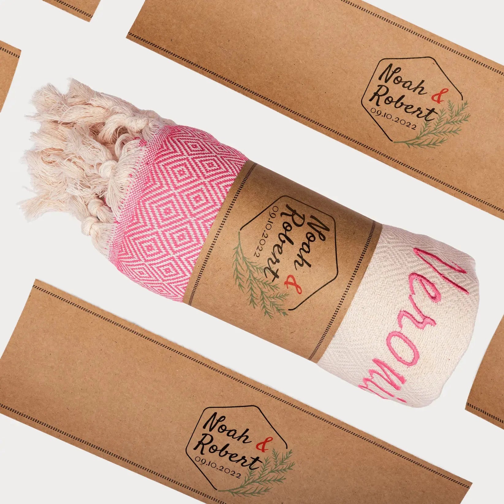 Lycia Vida Personalized Beach Towel - sarong-style wrap